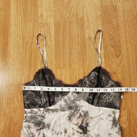 AllSaints Ives Tyde Lace Trim Silk Slip Dress size Small- NEW - Picture 10 of 12
